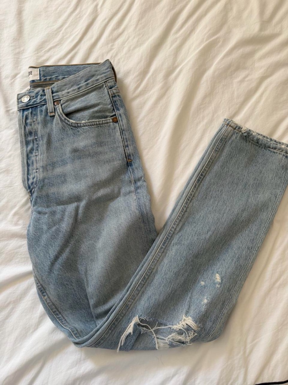 AGOLDE blue denim jeans, size 24